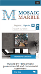 Mobile Screenshot of mosaicmarble.com