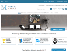 Tablet Screenshot of mosaicmarble.com